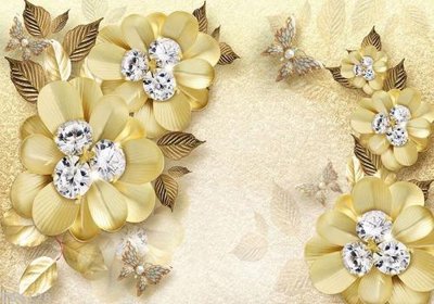 File tranh gốc File hoa trang sức 3d TS4128 (sắc nét từng chi tiết)