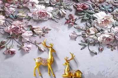 Tải file File hoa trang sức 3d TS4165 (PSD) cho in tranh kính