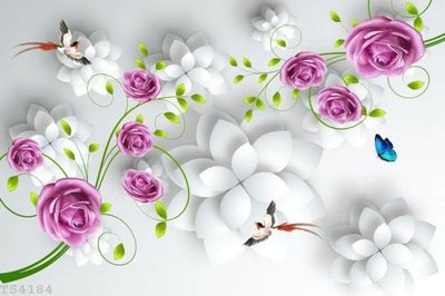 File tranh in trần 3D File hoa trang sức 3d TS4184 (ảnh gốc)