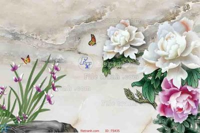 File in trần File hoa trang sức TS435 (file gốc) phong thủy