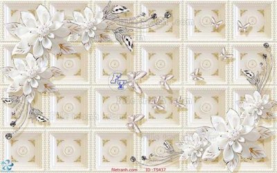 Download file File hoa trang sức TS437 (gốc) in mica bàn thờ