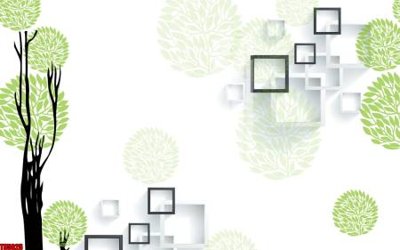 File in trần File tranh hoa trang sức in tường 3d TS5025 (bản gốc) bầu trời