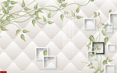 File gốc File tranh hoa trang sức in tường 3d TS5026 (in mica) cắt laser