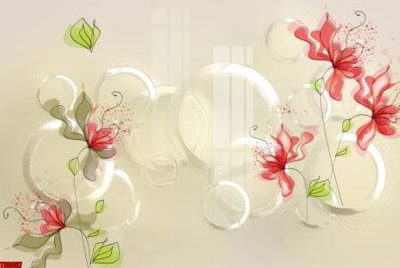 Hình ảnh file gốc in trần nhà File tranh hoa trang sức in tường 3d TS5057