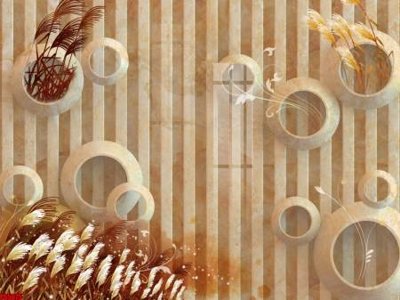 File in trần File tranh hoa trang sức in tường 3d TS5075 (bản gốc 3D) sống động