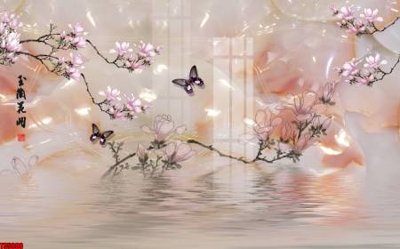 Tải file File tranh hoa trang sức in tường 3d TS5090 (PSD) cho in tranh kính