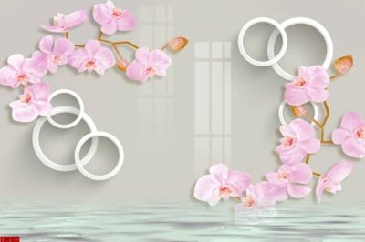 File gốc File tranh hoa trang sức in tường 3d TS5102 (cho in ấn) từ Filetranh.com