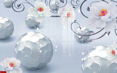 File tranh File tranh hoa trang sức in tường 3d TS5150 (gốc) in trên kính