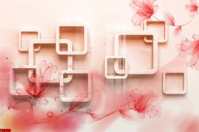 File tranh ảnh gốc File tranh hoa trang sức in tường 3d TS5160 dùng cho in khổ lớn