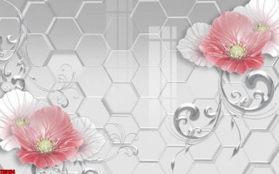 File in trần File tranh hoa trang sức in tường 3d TS5164 (file gốc) chủ đề vũ trụ