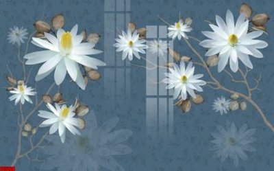 Tải file File tranh hoa trang sức in tường 3d TS5168 (PSD) cho in tranh 3D