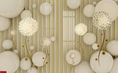 File gốc File tranh hoa trang sức in tường 3d TS5189 (dành cho quảng cáo)