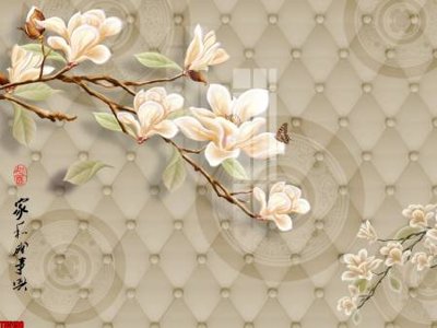 File gốc File tranh hoa trang sức in tường 3d TS5198 (in mica) làm bảng hiệu