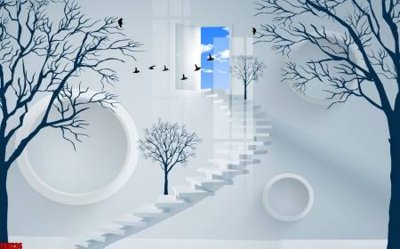 File gốc File tranh hoa trang sức in tường 3d TS5224 (thiết kế) độc quyền