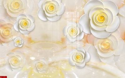 Tải file tranh gốc File tranh hoa trang sức in tường 3d TS5245 chất lượng cao