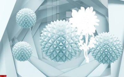 File gốc File tranh hoa trang sức in tường 3d TS5277 (in 3D) nghệ thuật