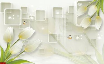 Cung cấp file tranh gốc File tranh hoa trang sức in tường 3d TS5279 độc quyền