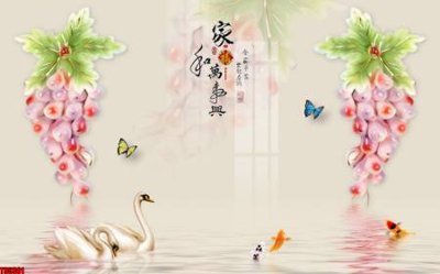 File tranh File tranh hoa trang sức in tường 3d TS5301 (ảnh gốc) sắc nét hoàn hảo