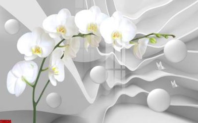 File in trần File tranh hoa trang sức in tường 3d TS5324 (bản gốc) đại dương