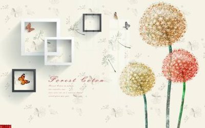 File in ấn File tranh hoa trang sức in tường 3d TS5331 chuyên nghiệp