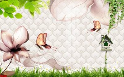 File gốc in ấn File tranh hoa trang sức in tường 3d TS5381 (sẵn sàng tải về)