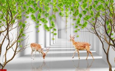 Tải file File tranh hoa trang sức in tường 3d TS5404 (gốc) làm file quảng cáo