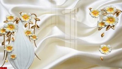 File tranh PSD File tranh hoa trang sức in tường 3d TS5453 chất lượng cao