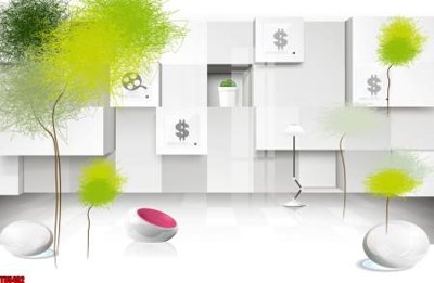 File gốc File tranh hoa trang sức in tường 3d TS5492 (in tráng gương) nghệ thuật