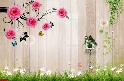 File gốc File tranh hoa trang sức in tường 3d TS5506 (Filetranh.com) File tranh hoa trang sức in tường 3d TS5506