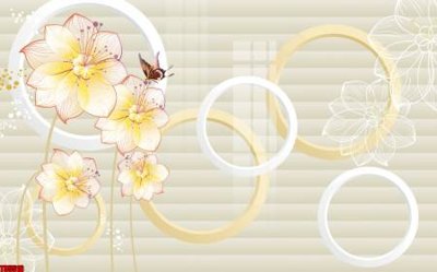 File in trần File tranh hoa trang sức in tường 3d TS5516 (bản gốc) bầu trời