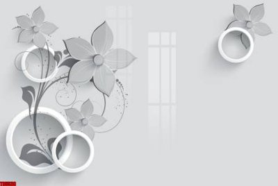 File tranh in trần 3D File tranh hoa trang sức in tường 3d TS5538 (ảnh gốc)