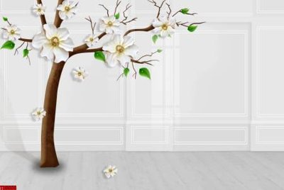 Tải file File tranh hoa trang sức in tường 3d TS5555 (gốc) in ấn chất lượng