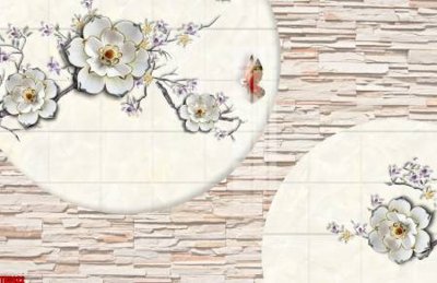 File gốc File tranh hoa trang sức in tường 3d TS5622 (trang trí) cho phòng khách