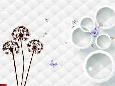 File gốc File tranh hoa trang sức in tường 3d TS5628 (cho in UV) siêu nét