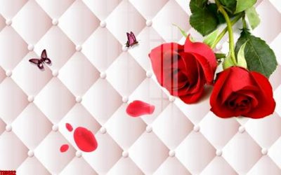 File gốc in ấn File tranh hoa trang sức in tường 3d TS5632 chuẩn màu CMYK