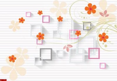 Tệp tin gốc File tranh hoa trang sức in tường 3d TS5642 (chất lượng cao) File tranh hoa trang sức in tường 3d TS5642