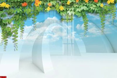 Tải file File tranh hoa trang sức in tường 3d TS5681 (PSD) cho in tranh 3D