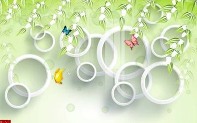 Hình ảnh gốc File tranh hoa trang sức in tường 3d TS5709 (để in khổ lớn)