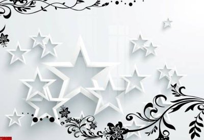 File gốc in ấn File tranh hoa trang sức in tường 3d TS5855 chuẩn màu CMYK