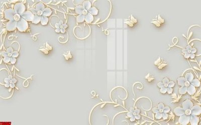 Tải file File tranh hoa trang sức in tường 3d TS5957 (gốc) in nhanh