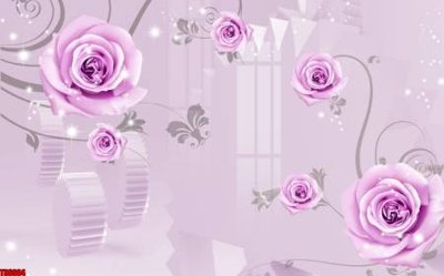 File gốc in ấn File tranh hoa trang sức in tường 3d TS6004 (sẵn sàng tải về)