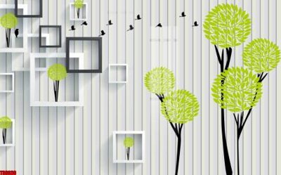 Tải file gốc File tranh hoa trang sức in tường 3d TS6030 (bản PSD) còn layer