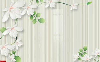 Ảnh gốc file in lụa File tranh hoa trang sức in tường 3d TS6056 chi tiết