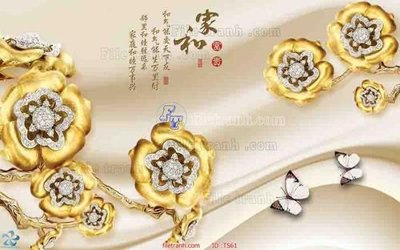 File gốc File hoa trang sức TS61 (trang trí) phòng ngủ