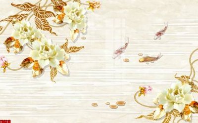 Tệp tin gốc File tranh hoa trang sức in tường 3d TS6218 (dùng cho in ấn) chuyên nghiệp