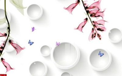 File tranh File tranh hoa trang sức in tường 3d TS6313 (gốc) chủ đề trừu tượng