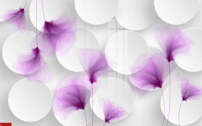 Download file gốc File tranh hoa trang sức in tường 3d TS6320 (in lụa) nghệ thuật