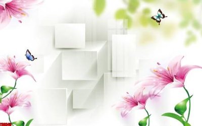 Tải file File tranh hoa trang sức in tường 3d TS6345 (gốc) làm tranh treo tường