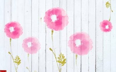 File tranh File tranh hoa trang sức in tường 3d TS6361 (file gốc) chuẩn màu in