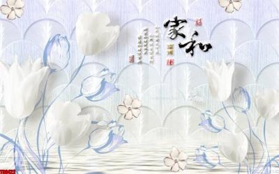 File in trần File tranh hoa trang sức in tường 3d TS6422 (bản gốc) bầu trời